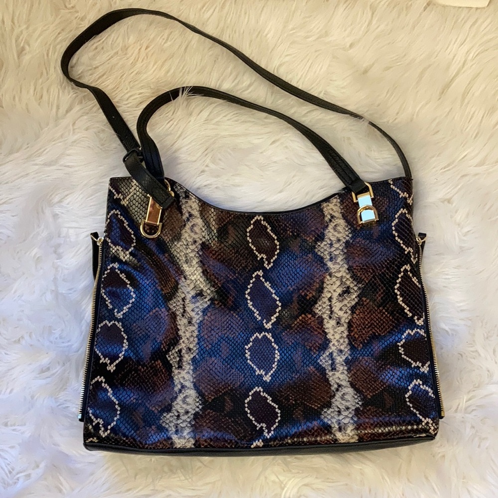 Vince Camuto Faux Snakeskin Bag